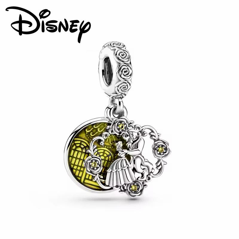 Disney 925 Silber Minnie Stitch Winnie Puuh Anhängerperle geeignet für originales Damenarmband DIY Schmuck Geschenk