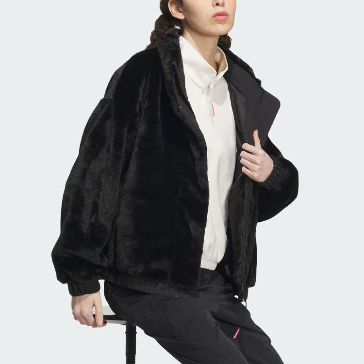 Adidas City Escape Mid-Weight Casual Sports Jacket Women Outerwear Black IP7044