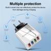 Multi-Port 4 USB Power Adapter 5V 3A Mobile Charger for US/EU - In Stock & Popular