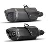 Motorcycle Exhaust Universal Muffler Pipe With Carbon Cover For R6 R15 R1 R3 MT07 Tmax155 GSX250 Pcx125
