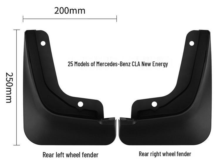 Mercedes CLA 2025 Elektrofahrzeug Leder Reifen Schmutzfänger