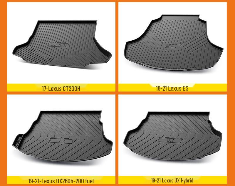 Lexus Trunk Mat: Odorless, Non-Slip, Waterproof TPE Car Storage Mat