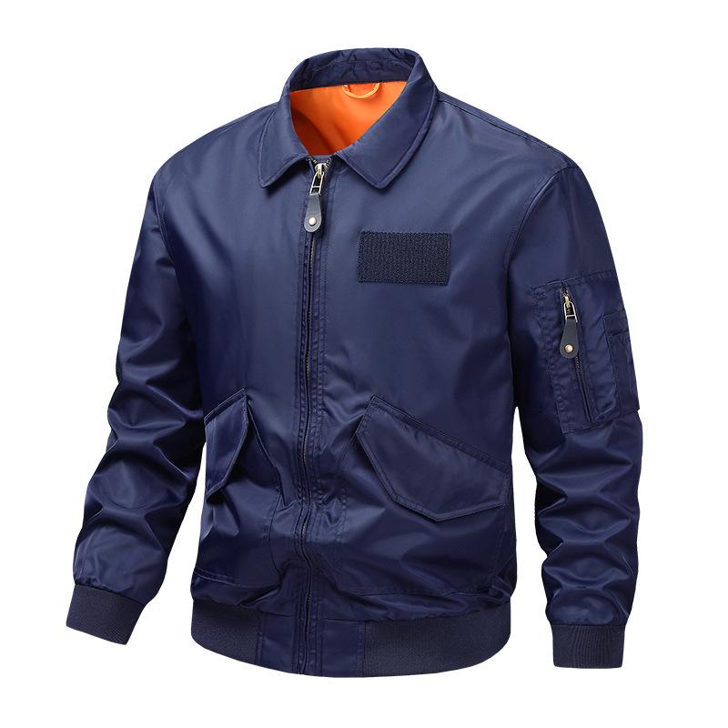 Spring and Autumn New Men's Casual Jacket Fashion Loose Loose Blouse Joker Jacket Men