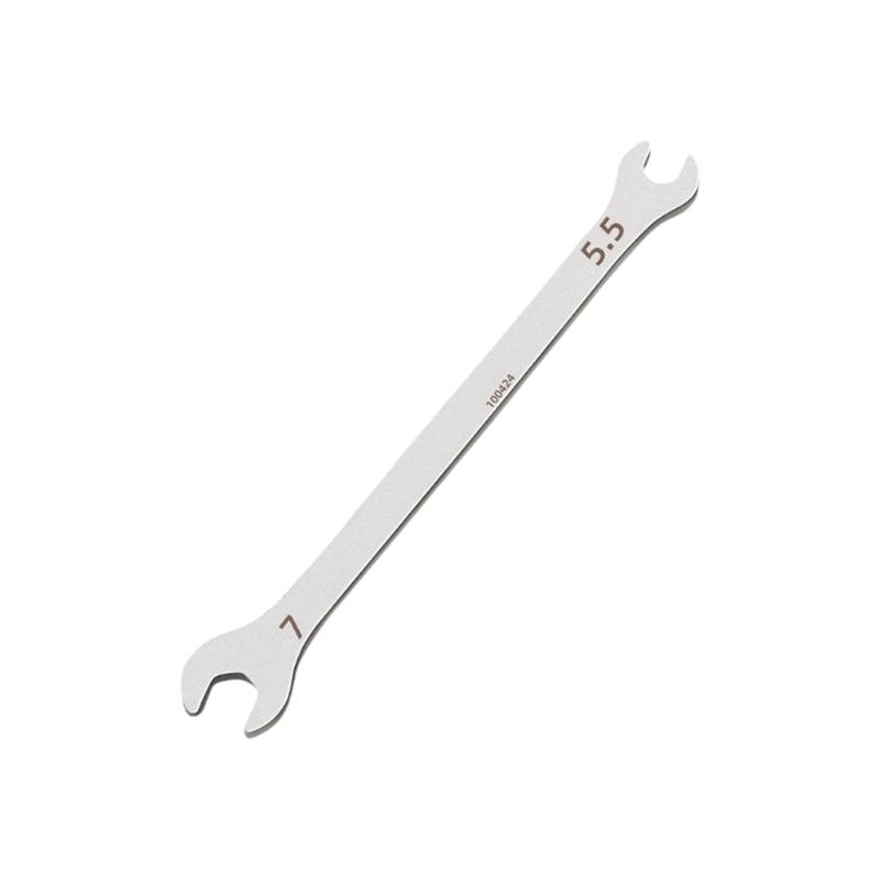 Double Headed Slim Wrench Open End Spanner High Strength Carbon Steel Repair Tool for Tight Space and Various Nut Size
