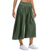 Women's Loose Wide Leg Track Pants Step By Step Pants Summer Wide Leg Casual Pant With Big Ruched Pockets