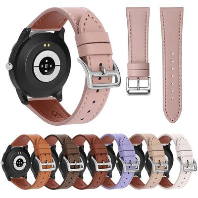 20mm 22mm Genuine Leather Watch Strap for Huawei Gt3gt4/Por Leather Strap Smart Watch Band Bracelet Samsung Sports Wristband