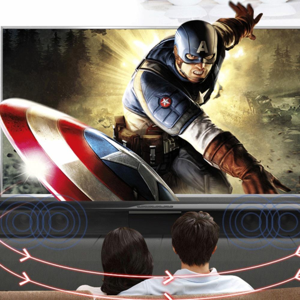 Wireless Soundbar TV 4 Horns BS-28B TV Speaker Bluetooth Speaker TV Sound Bar  Indoor