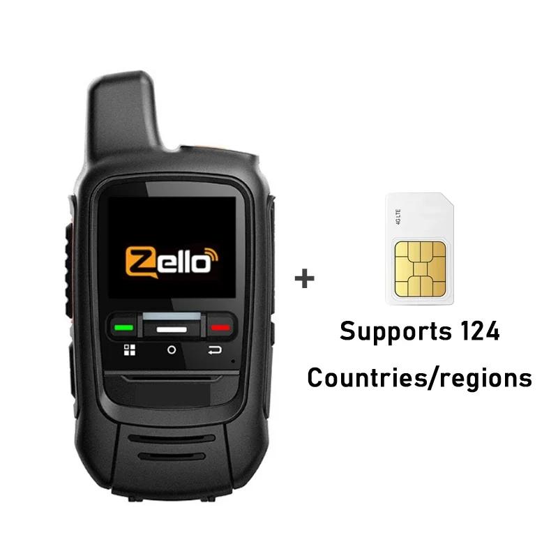 ZELLO Globale Android POC Gegensprechanlage für den Außenbereich, 5000 km, 4G, Mini, tragbar, für Flotten, bidirektionale Gegensprechanlage