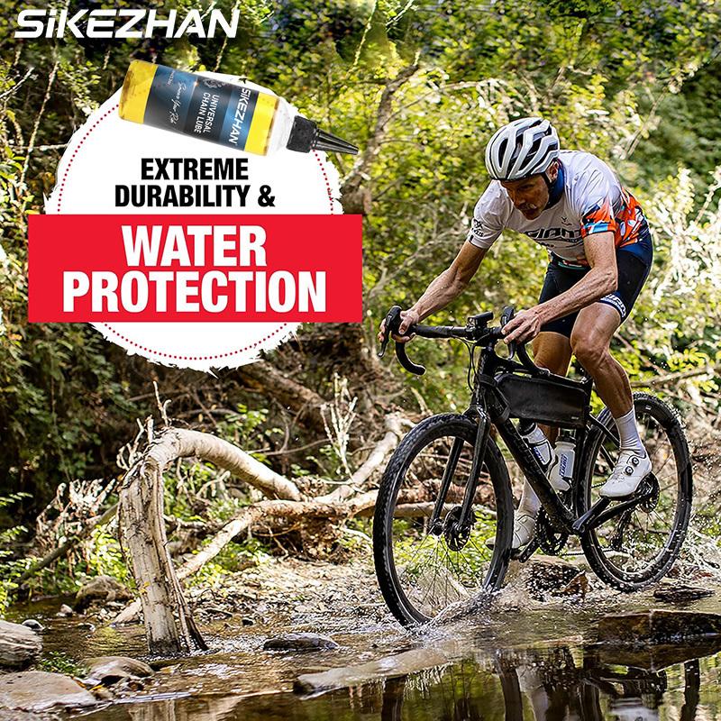 All-in-One Self-Cleaning Chain Oil for MTB, Gravel & E-Bikes – Long-Lasting Wet Lube for Harsh, Muddy Conditions By SIKEZHAN