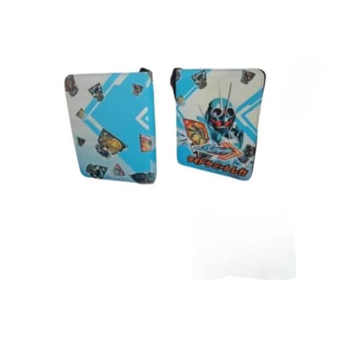 

Kamen Rider Gotchard Card File, Gotchard Card Storage Bag, 4 Pockets, Holds 400 Cards, PU Shell, Kids Gift, Card Collector, Moe Item (D)