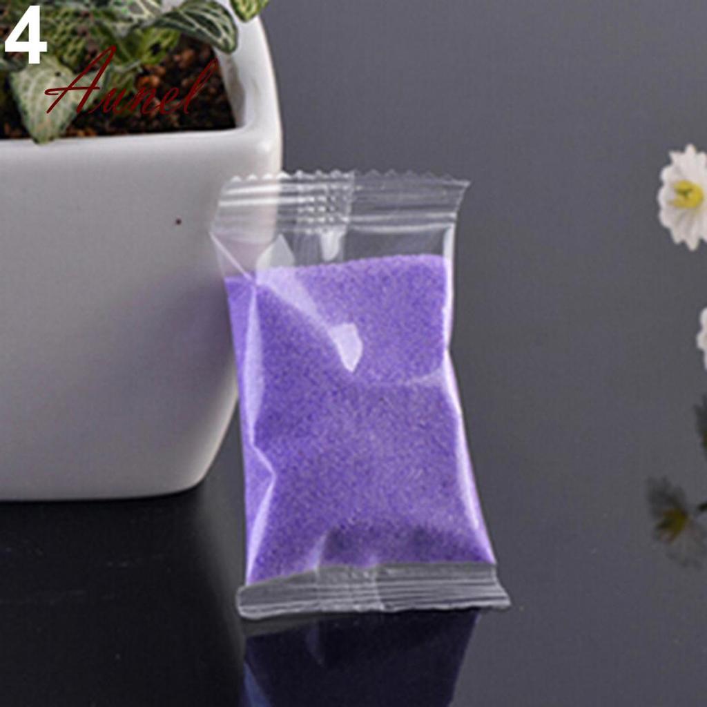 Fantastický 1 sáček Quartz Sand Miniatur Tank Akvárium Bonsai Pot Fairy Garden Decor