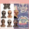 Unique Design Alien Mask For Halloween Full Head Alien Mask With Terrifying Features