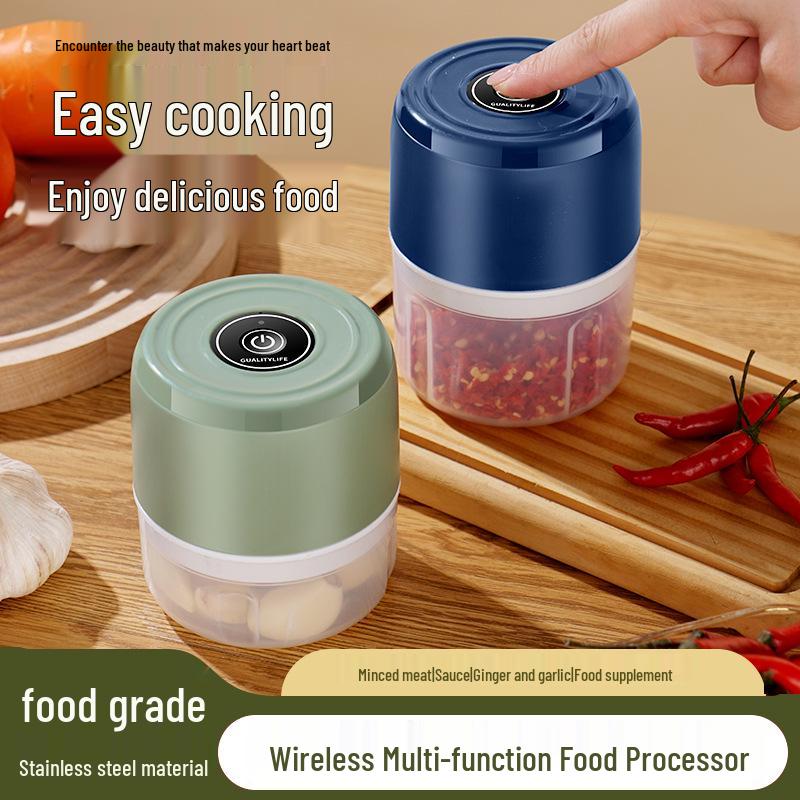 Premium Electric Garlic Masher & Mincer - Efficient Garlic Grinder & Paste Maker