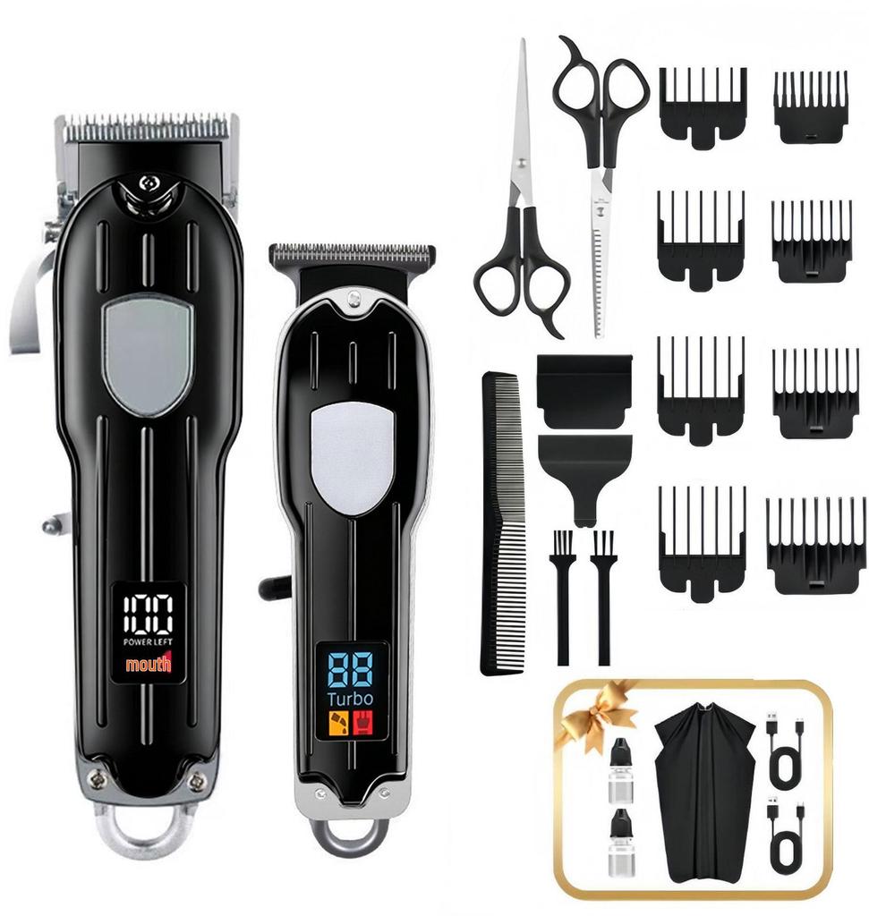 Rechargeable Electric Hair Clipper: Universal Trimmer for Family & Bald Heads