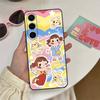 Brand P-peko Chan Lovely Girl Phone Case For Samsung S 24 Fe 25 Ultra Plus 20 Lite 21 30 22 23 24 22 Ultra 5G Fundas