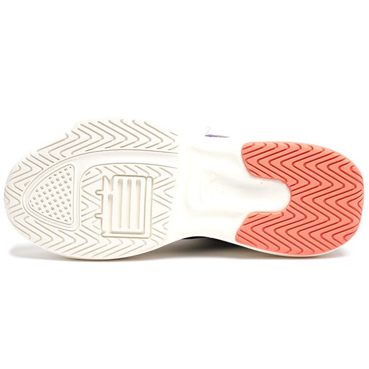 Anta Bastard Slip Resistant Abrasion Resistant Mid top Skateboard Shoes Women's White Black Purple 122048080-9