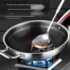 KOBACH 32cm Antihaft-Edelstahl-Wok