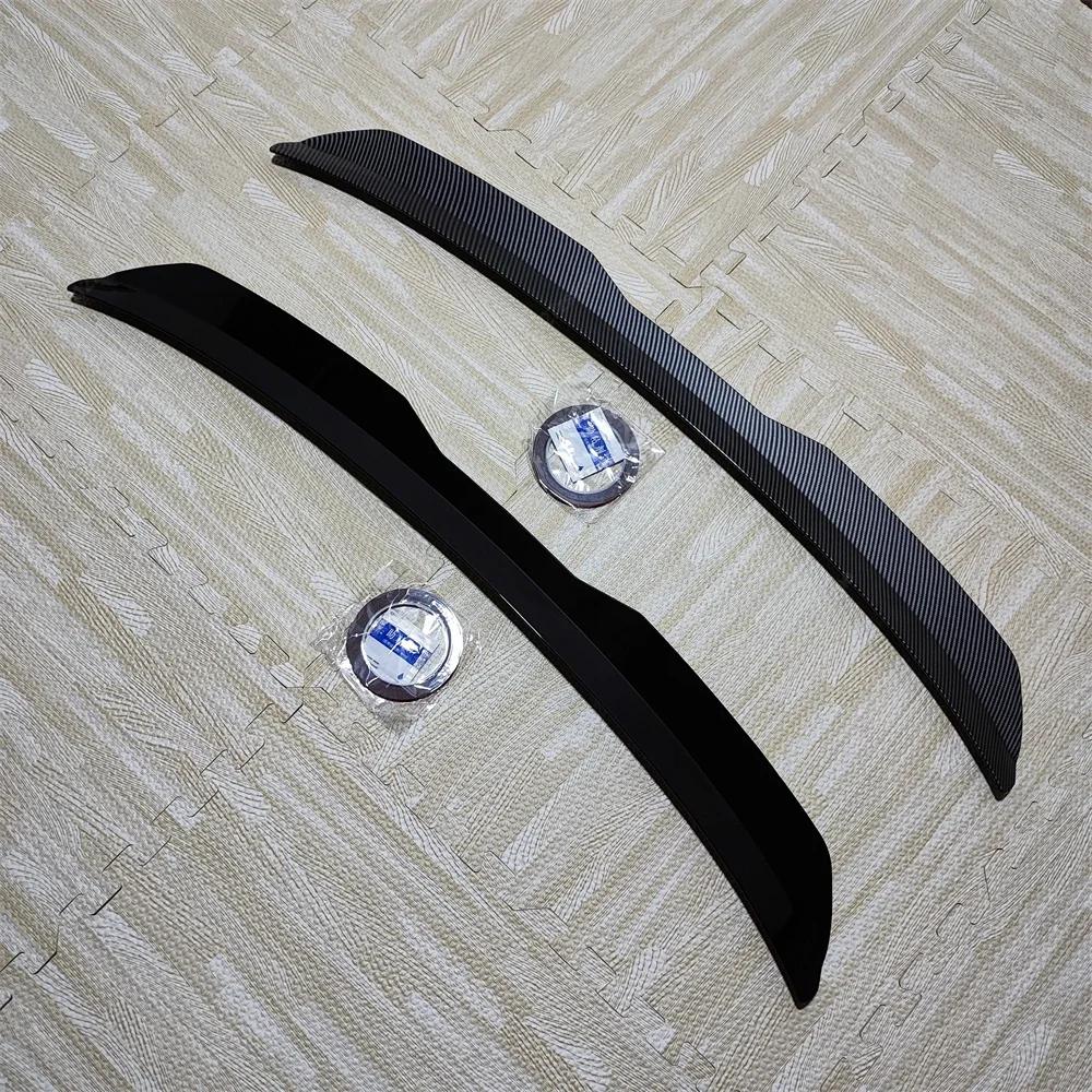 Car Rear Roof Spoiler Wing For Renault Clio 2 Mk2 2015-2020 Hatchback Rear Tail Wing Gloss Black ABS Bodykits Tuning