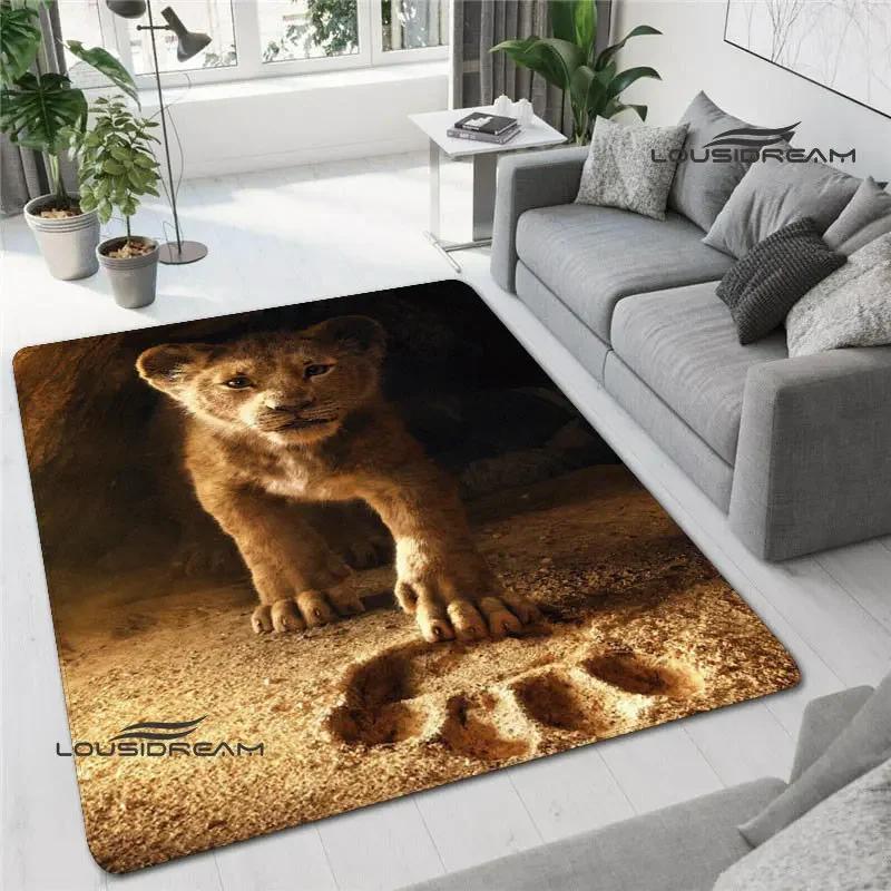 3D Lion Printed Carpet non-slip Carpet kitchen mats for floor decoracion anime rug Fashion yoga mat bedroom decor birthday gift