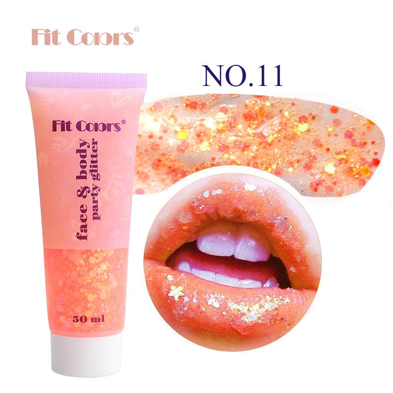 Iridescent Mermaid Scales Sequin Glitter Gel for Face, Body, and Eyes