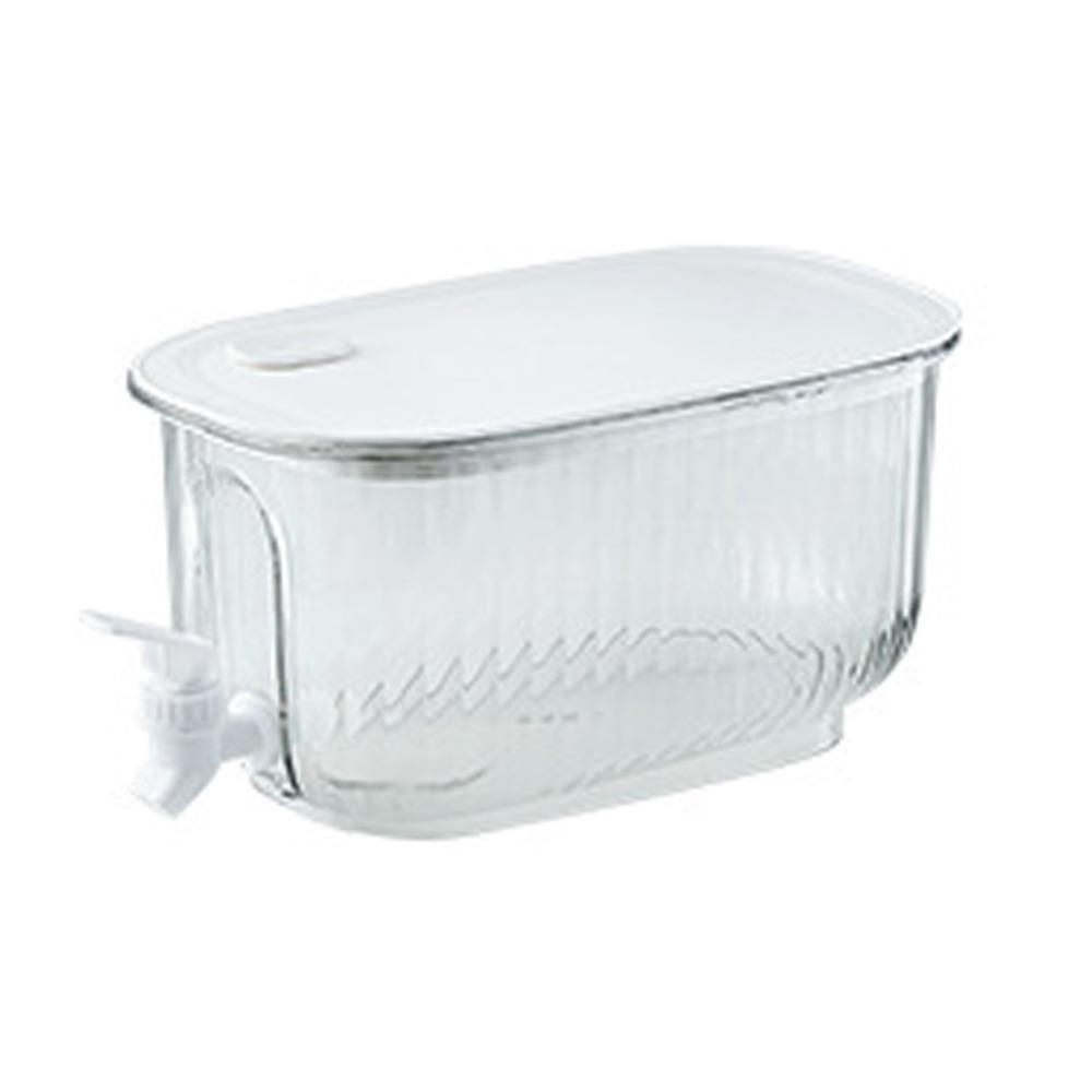 PET Beverage Dispenser 4L Water Dispenser Thickened Water Pitcher  For Family