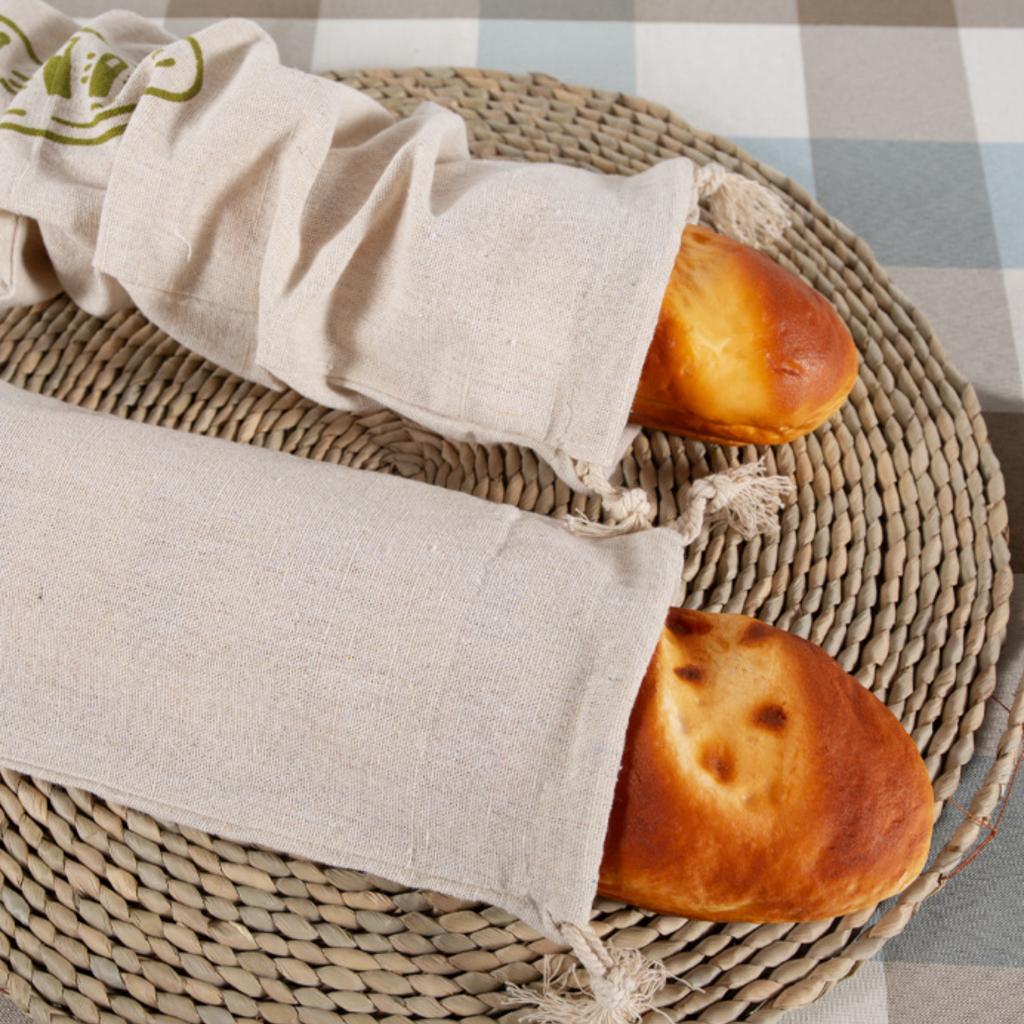 1 Stück Leinen Brotbeutel Wiederverwendbar Zugseil Brotbeutel Hausgemacht Handgemacht Brot Aufbewahrungsbeutel Leinen Brotbeutel