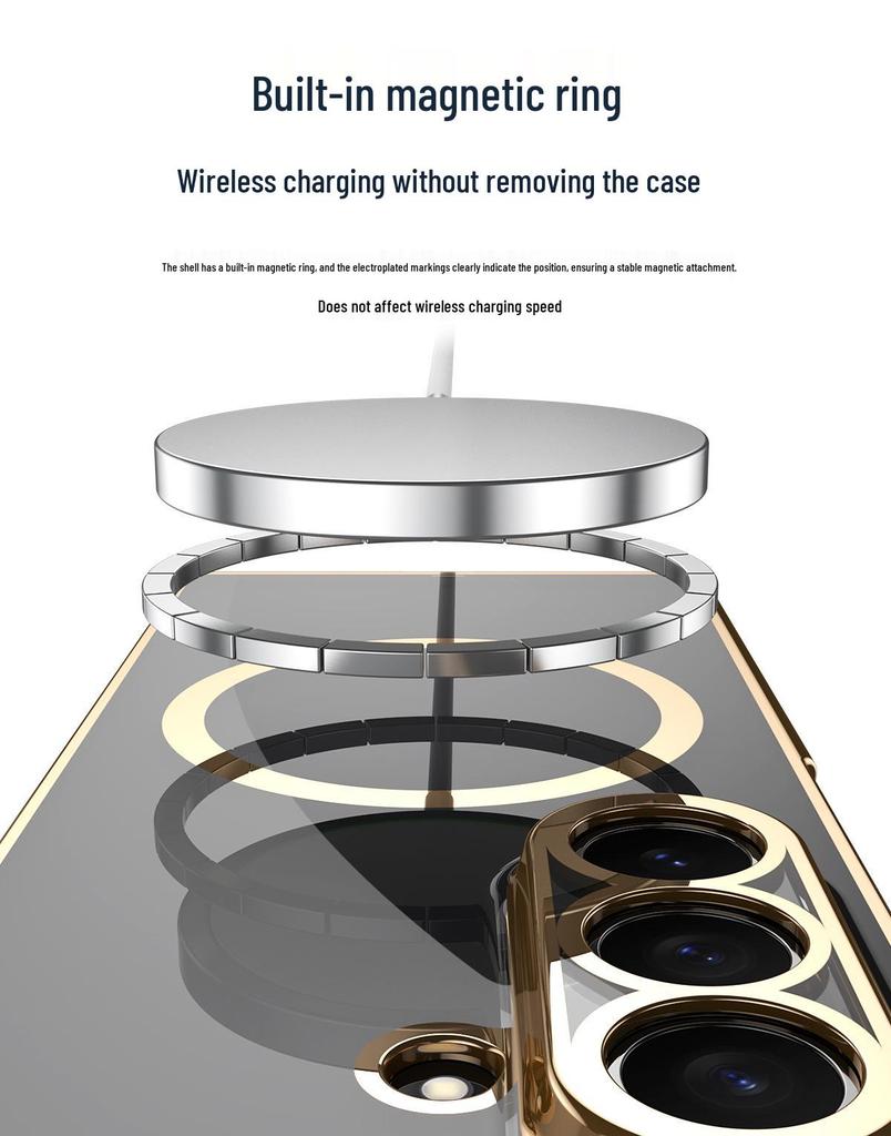 Samsung Z Fold7 Hülle: Hochtransparente, Anti-Drop, Magnetisch integrierte Schutzhülle