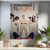 Orange Is The New Black Classic Vintage Cartoon Tapestry Wall Hanging Decoration Household Home Decor