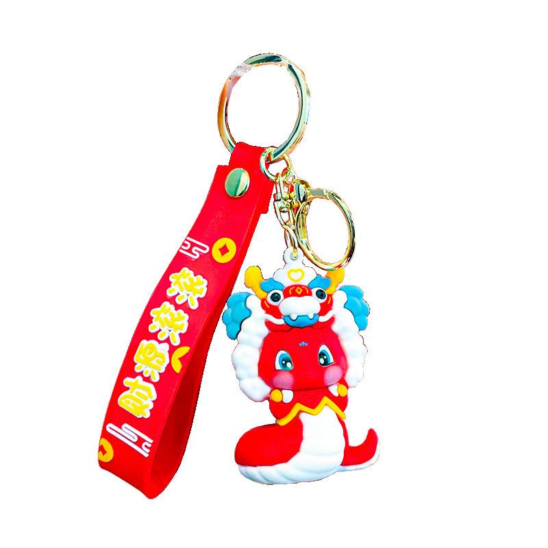 Festive Keychain Silicone Featuring National Tide Snake Perfect For Occasions All