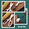Stainless Steel Salad Tongs Bread Clip Food Serving Tong Kitchen Utensils Metal Buffet Tools Dining Bar Accessories Restaurant