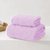 Jacquard Coral Velvet Plum Blossom Bath Towel 70x140 Soft Water Absorbent Home Quick Drying Towel