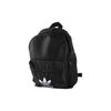 Adidas Originals Trefoil BP Inf Solid Color Simple Large Capacity Sports Zipper Backpack Men Backpack Black FM3265