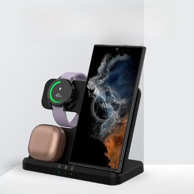 15W Vertical 3-in-1 Wireless Charger for Samsung Phones & Watches