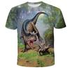 Children's Clothing Boys Girls 3D Printed Dinosaur T-Shirt Summer Short Sleeve Boy Clothes Casual Children Top Kids Clothing