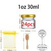 1oz Personalized Guest Gift Honey Jar for Bulk Mini Glass Pot with Wedding Stickers or Small Bottle with Lid Wholesale Lots