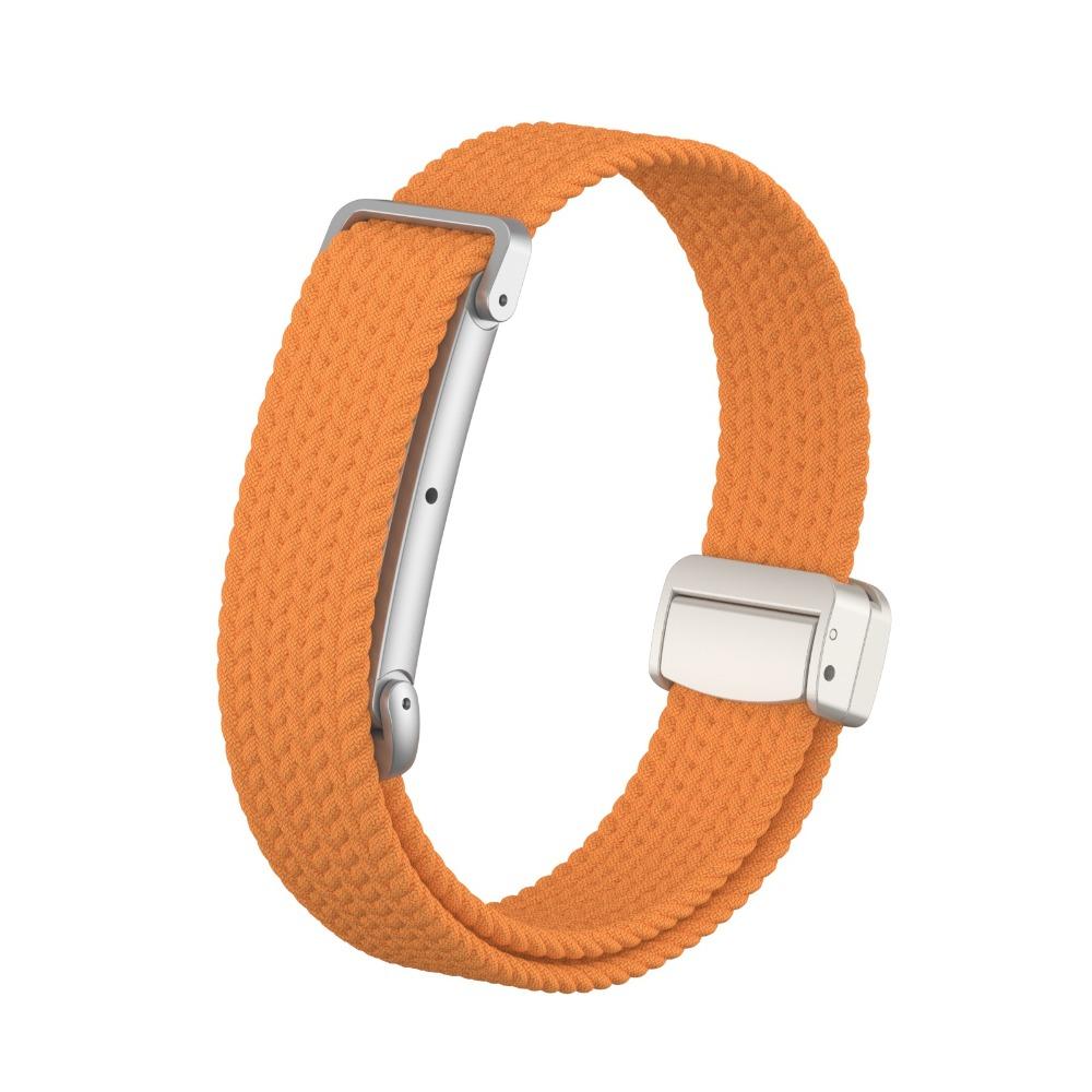 Geflochtenes Nylon Sportarmband Elastisches Bizepsband Fitness-Tracker-Armband für Google Fitbit Air für Damen Herren