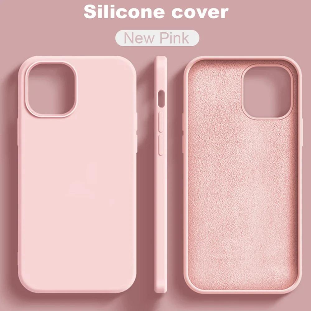 Shockproof Soft Accessorie Liquid Silicone Phone Case For For Iphone 11 12 13 14 1 Pro Max 7 8 Plus SE X XR XSMax Cover