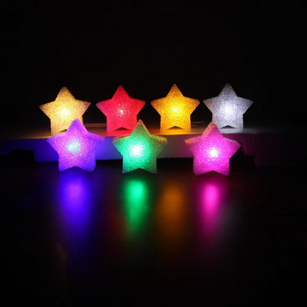 Handheld Luminous Crystal Star Lights for Stage Performance and Dance Props
