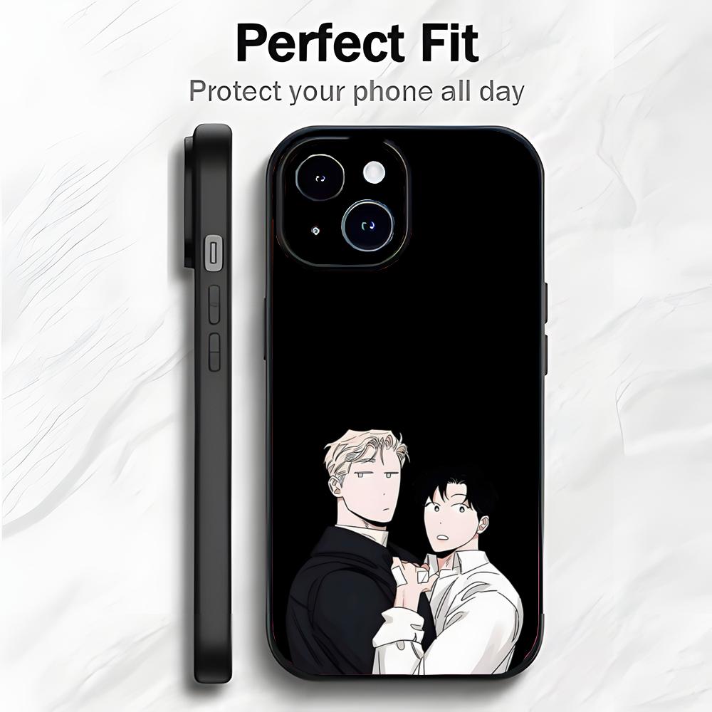Romantic BL Comic R-Roses And Champagne Phone Case Phone Case Soft Packaging Lightweight For iPhone17 16 15 14 13ProMax