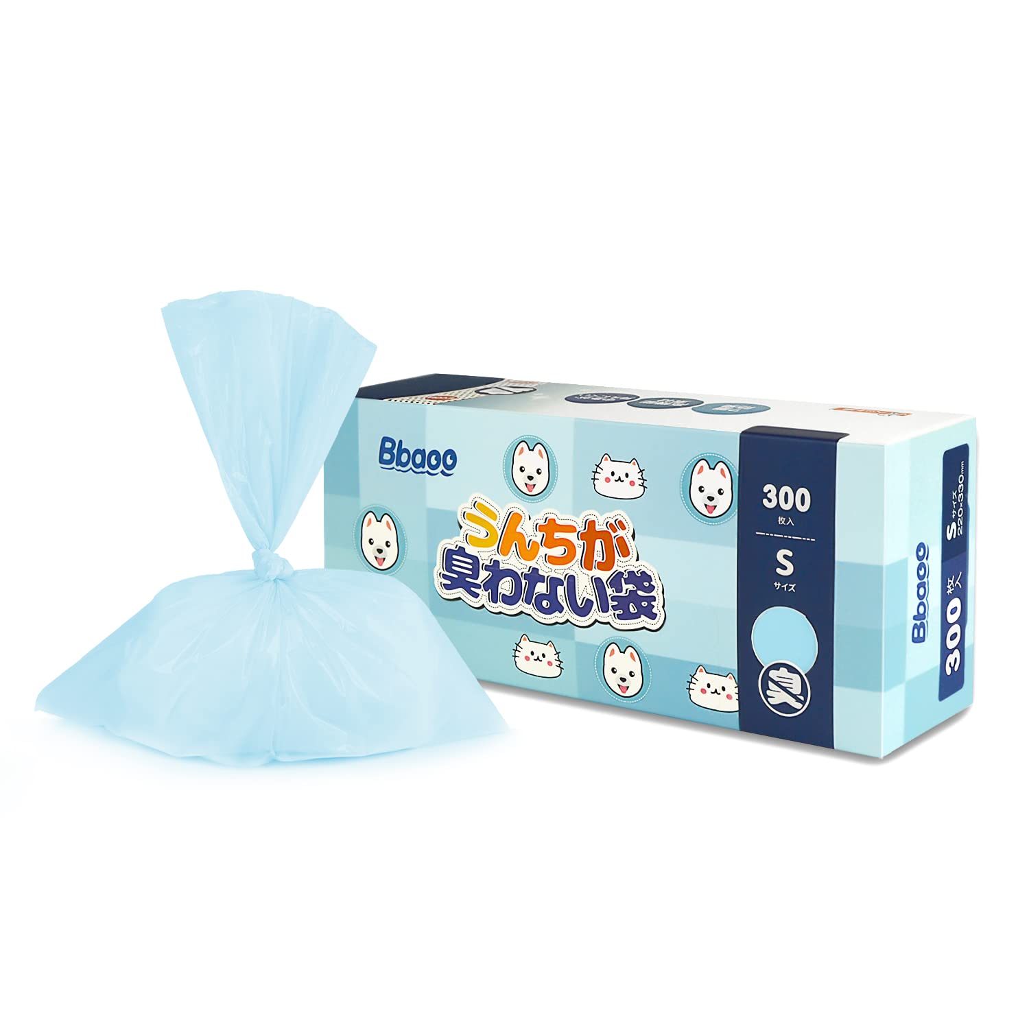 

Bbaoo Какашки 300 Какашки Выгул для Собак и Кошек Пакеты для Стула Пакеты без Запаха, Маленькие, количество, 22x33см, Пакеты, Пакеты, Толщина 0.02мм, Наполнитель, Без Запаха, синий