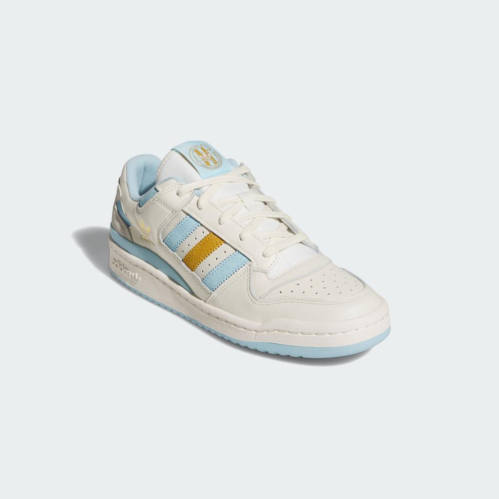 adidas Originals FORUM CL Low Top Skateboard Shoes Unisex White Blue