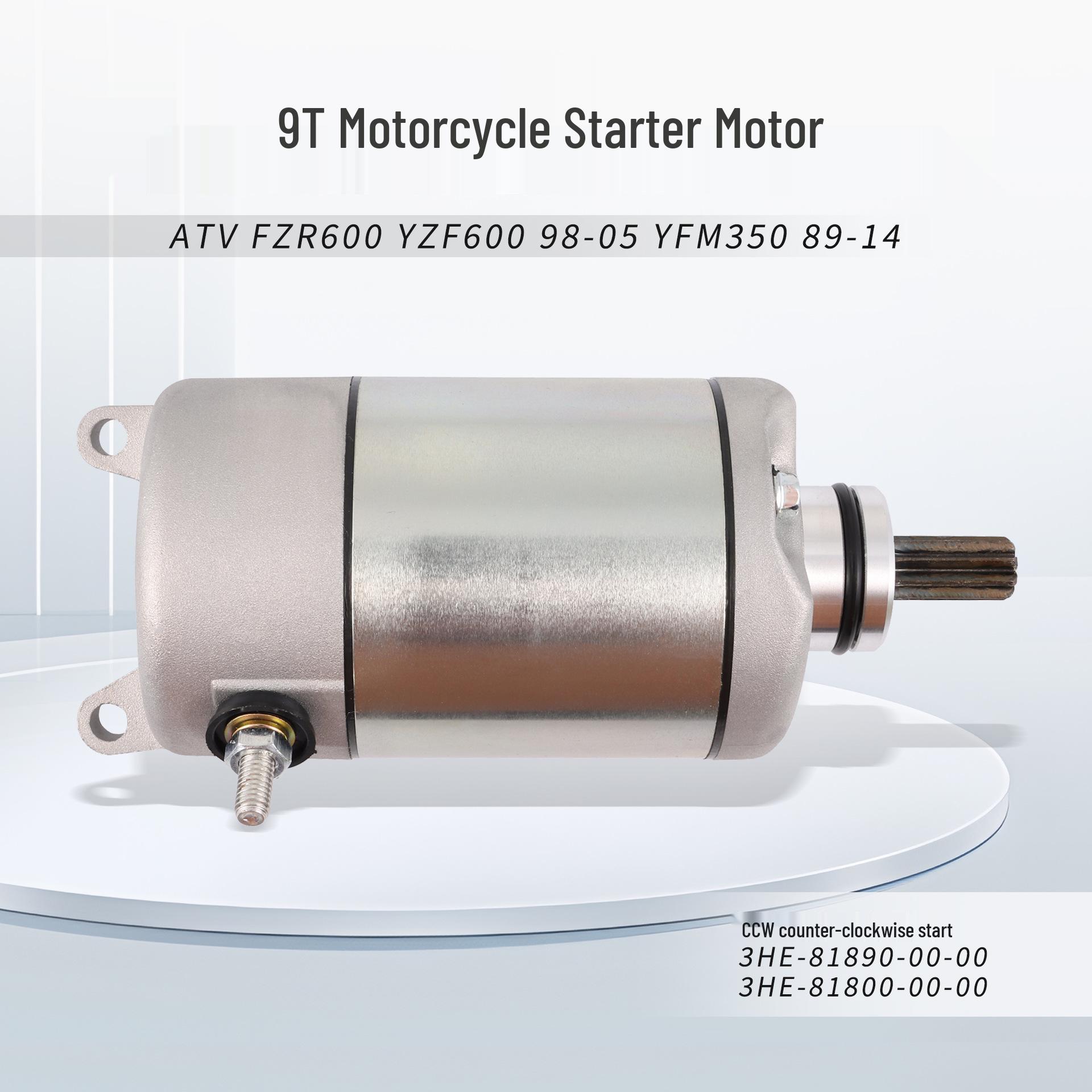 Motorcycle Starter Motor for ATV FZR600 YZF600 (98-05) YFM350 (89-14) GOOFIT