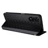 For TCL 505 T509K/T5094 Case Rhombus Pattern Leather Stand Folio Flip Phone Cover