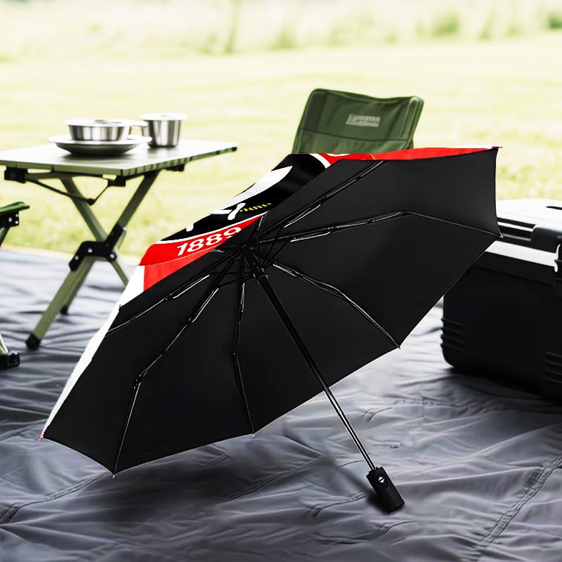 She-ffield Fc Crest Umbrella 8-Frame for Travel, Camping, Casual Lightweight Portable Umbrella, Essential for Every Family Holidays Gift