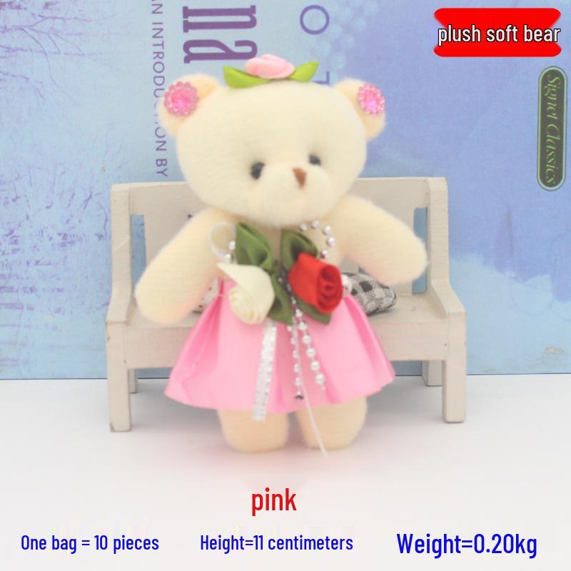 

Плюшевый букет из мультяшных мишек Тедди - Идеально подходит для свадебных банкетов, детских подарков и особых случаев Plush Soft Bear