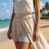 Multi-pendant Starfish Waist Chain Shell Beads Belly Chain Imitation Pearl Body Chain  Ladies