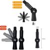 Adaptador de Junta Angular Universal Solo la Cabeza Para Poste Telescópico Accesorio de Limpieza de Ventanas y Canalones
