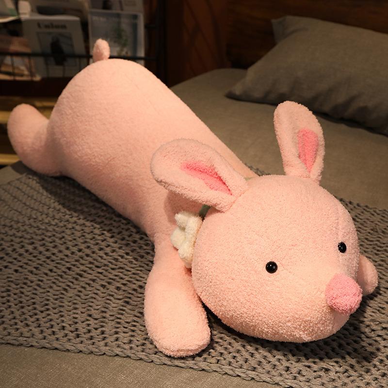 

Non-Toxic 100/120Cm Kawaii Fox Shark Rabbit Bear Plushie Pillow Cartoon Animal Flying Dinosaur Cushion Stuffed Soft Sleeping Birthday Gift 100cm