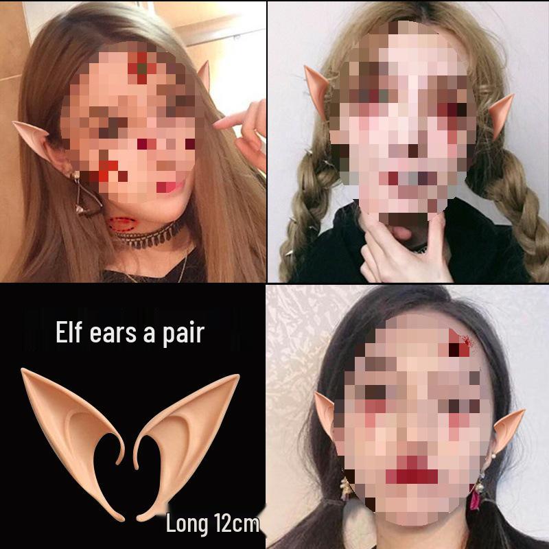 Halloween Makeup: Horror Scars, Fake Teeth, Little Tiger Teeth, and Blush Tattoo Stickers for Party Decoration