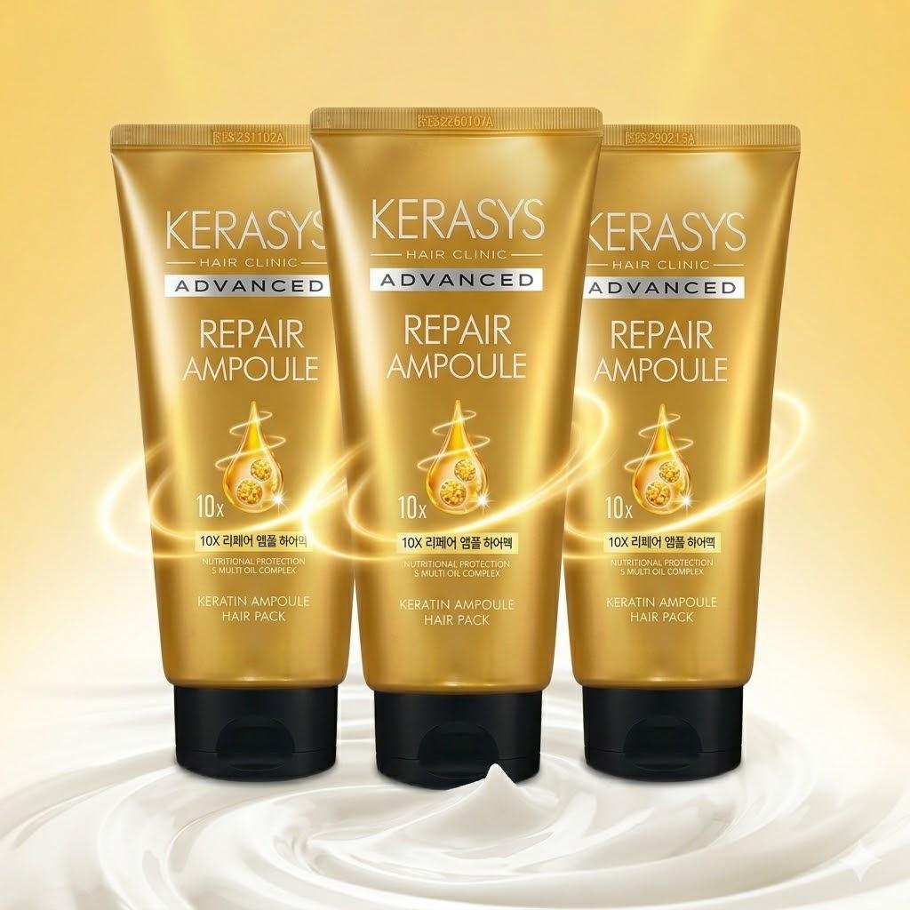 [Kerasys] Advanced Repair Ampullen Haarmaske (1 Einheit - 150ml / 1000ml), Aus KOREA